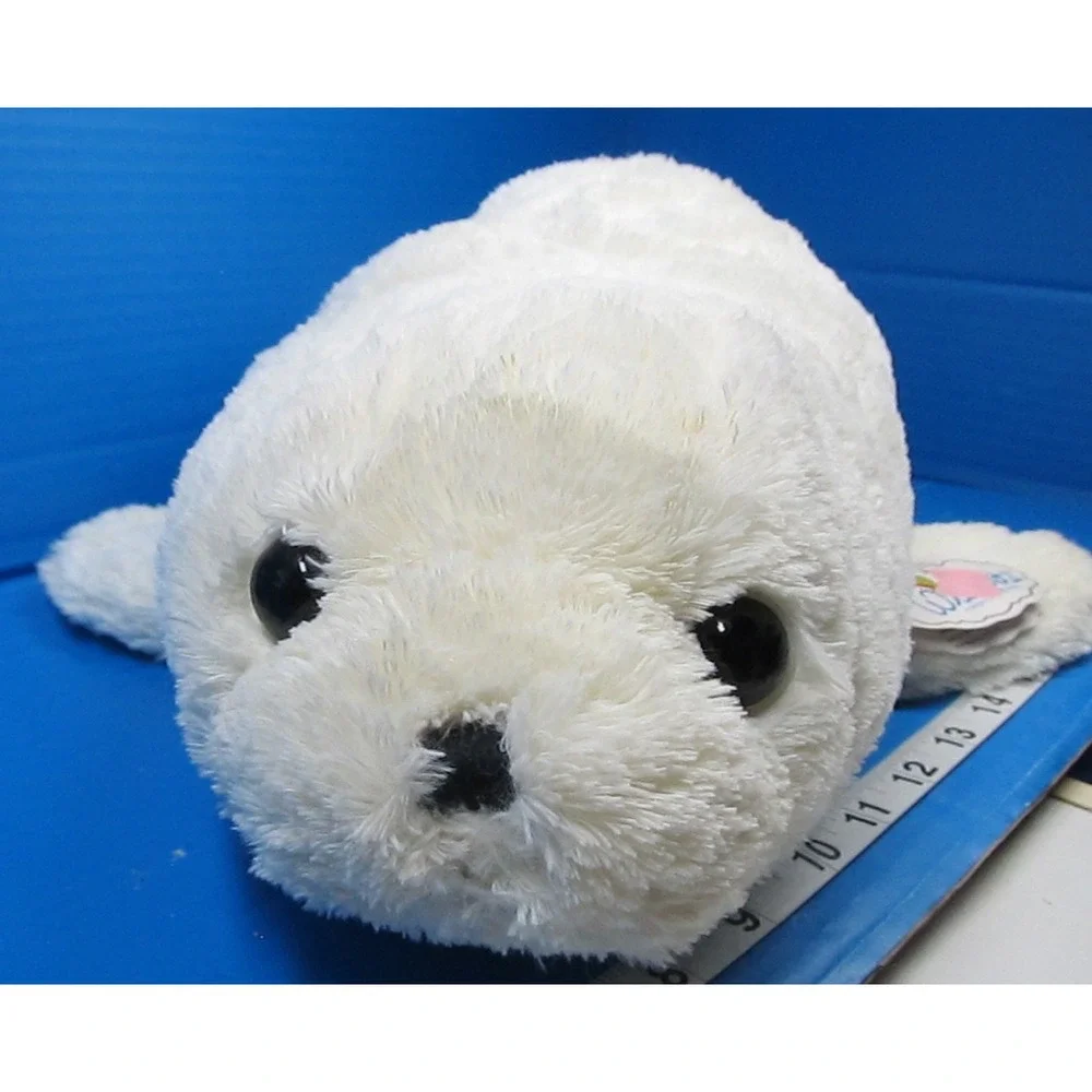Wishpets Plush Eco Friendly Elaine the Cream Seal Stuffed Animal 22